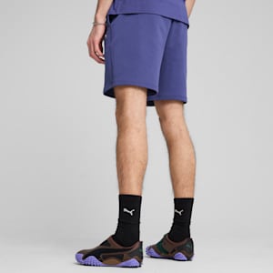 WARDROBE ESSENTIALS Men's Relaxed 7" Shorts, Blue Crystal, extralarge
